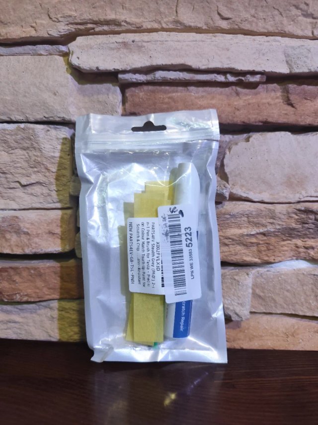 Kit Retoque Pintura Tesla Gris 2 en 1