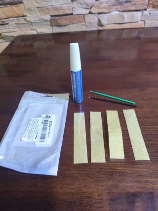 Kit Retoque Pintura Tesla Gris 2 en 1