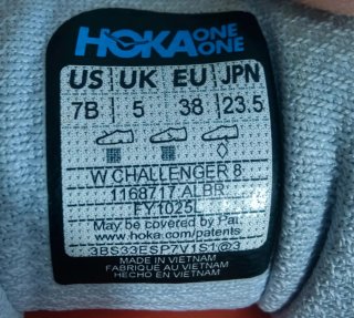 Hoka Challenger 8 Trail Running Talla 38