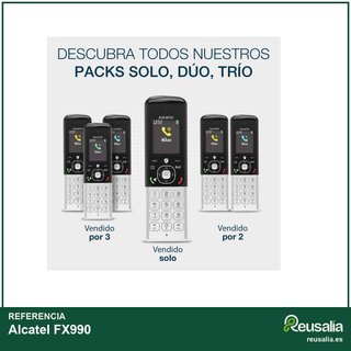 Alcatel FX990 teléfono inalámbrico contestador