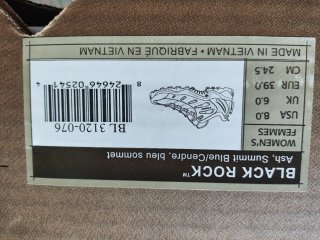Zapatillas senderismo mujer Columbia beige/azul