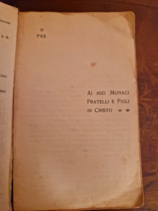 Antico Messale Festivo del 1922