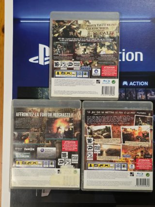 Pack 3 Jogos PS3: Killzone 2, Far Cry 2, Call of J