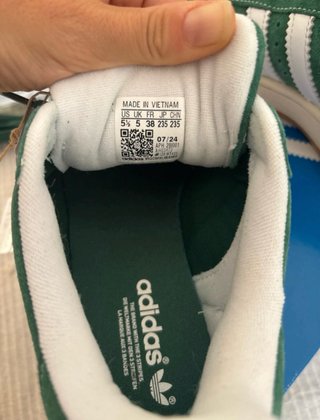 Zapatillas Adidas Campus Verde Talla 38 Nuevas