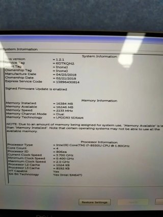 Portátil Dell XPS 13 9370 i7/16GB/512GB