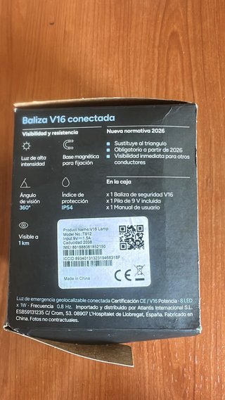 Baliza V16 conectada KSIX