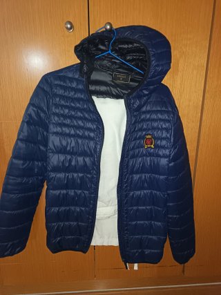Chaqueta SIKSIK Plumas Ligera Azul Talla S