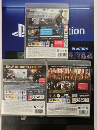 Pack 3 Jogos PS3: Watch Dogs, Battlefield 4, Medal