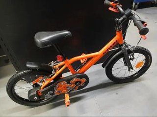 Bicicleta Btwin 16 pulgadas naranja