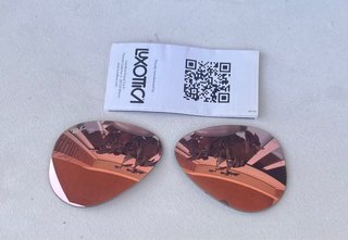 Cristales Ray Ban Aviador Espejo Rosado T.58