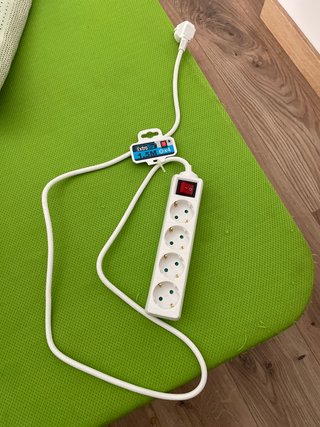 Regleta 1.5m 4 enchufes con interruptor
