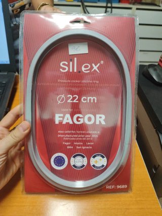 Junta Silicona Olla Presión 22 cm Fagor