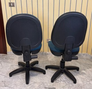 Juego 2 sillas de escritorio con altura regulable