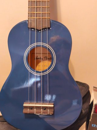 Ukelele Harley Benton Azul + Funda