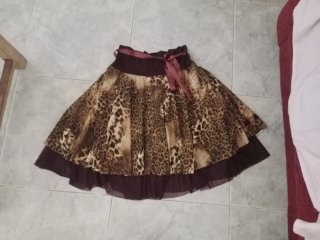 Falda estampada animal print