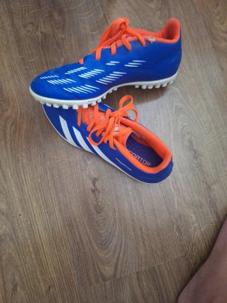 Zapatillas Adidas Predator Fútbol Azul Naranja