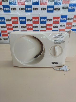 Cortadora De Fiambre YASHE Plegable, 180W, Con Hoja Dentada