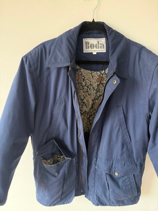 Chaqueta Boda Vintage Azul Oscuro