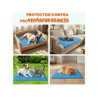 Qoosea alfombra refrescante perros gatos 50x90cm