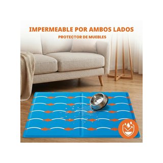 Qoosea alfombra refrescante perros gatos 50x90cm