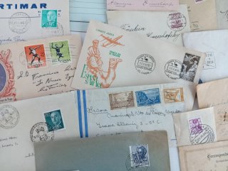 Lote 35 sobres postales mundiales historia Postal