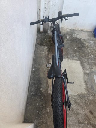 Bicicleta Moma Fat Bike Aro Rojo