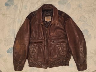 Chaqueta de cuero vintage