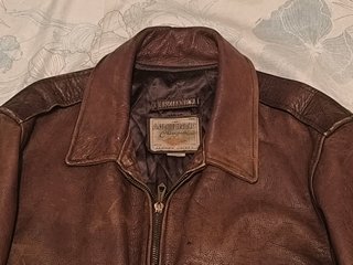 Chaqueta de cuero vintage