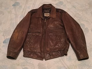 Chaqueta de cuero vintage