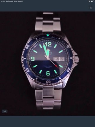Reloj Orient Mako II Azul Automático