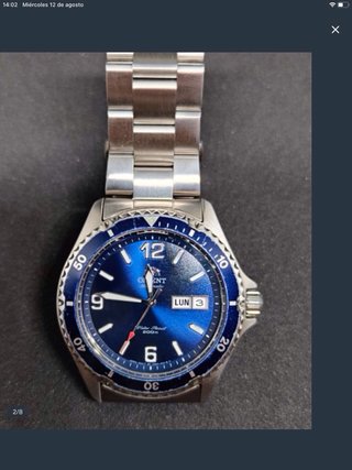 Reloj Orient Mako II Azul Automático