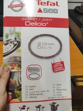 Junta para olla a presión Tefal 22cm
