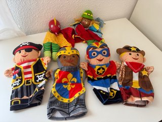 Teatro marionetas y tienda infantil + marionetas