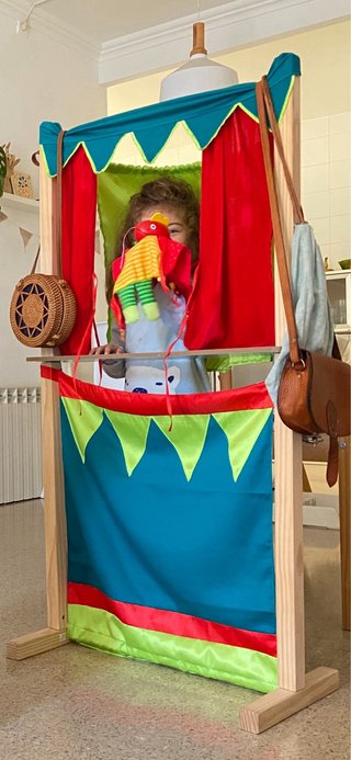 Teatro marionetas y tienda infantil + marionetas
