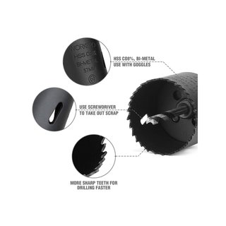 WORKPRO Kit 9 sierras agujero metal madera