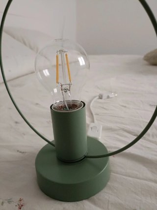 Lámparas de mesa verdes (Set de 2)