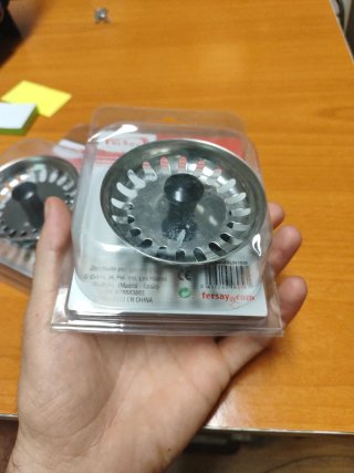 2 Tapones Fregadero Fersay Acero Inoxidable