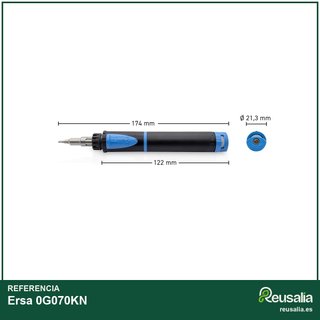 Ersa Soldador de gas 0G070KN 75W