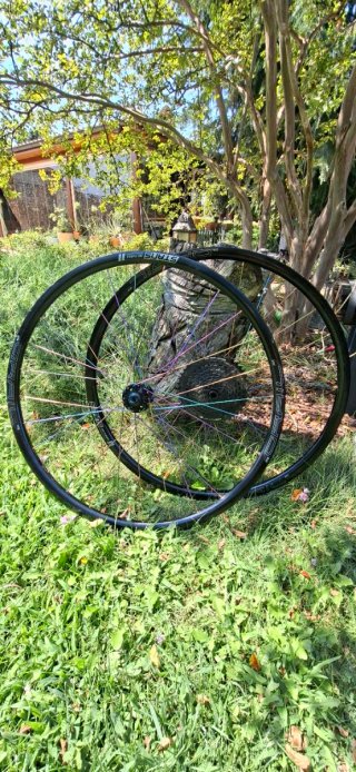 Ruedas NoTubes Grail + Radios Titanio