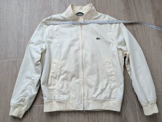 Chaqueta Bomber Lacoste Beige Talla L/XL