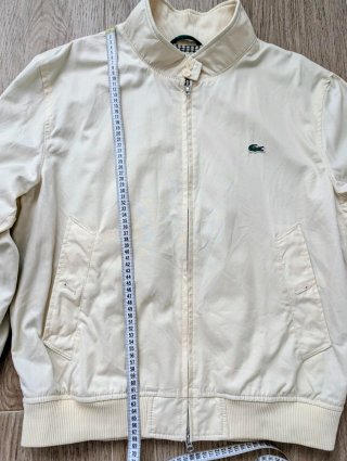 Chaqueta Bomber Lacoste Beige Talla L/XL