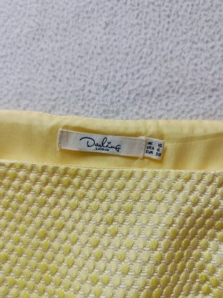 Abito Darling Taglia M Giallo Estivo Come Nuovo