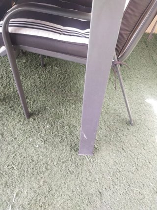 Mesa de jardín con 4 sillas