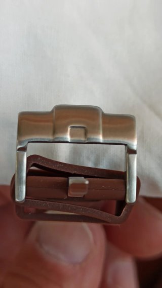 Correa Reloj Silicona Marrón 20mm