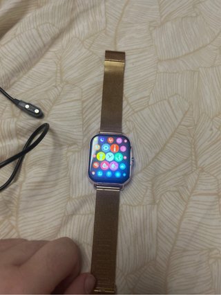 Smartwatch Dorado/Rosa Oro Correa Metálica