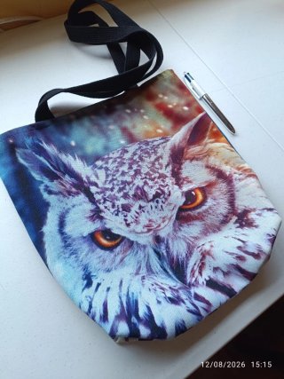 Bolsa Tote Tela Búho Mágico