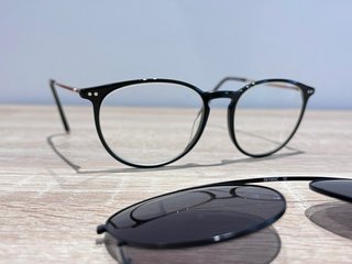 Gafas graduadas con clip solar – montura