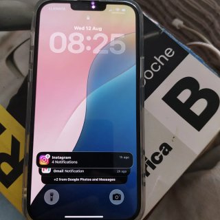 iPhone 14 Plus Negro/Plateado