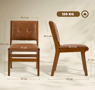 Pack 2 Sillas Comedor Tapizadas