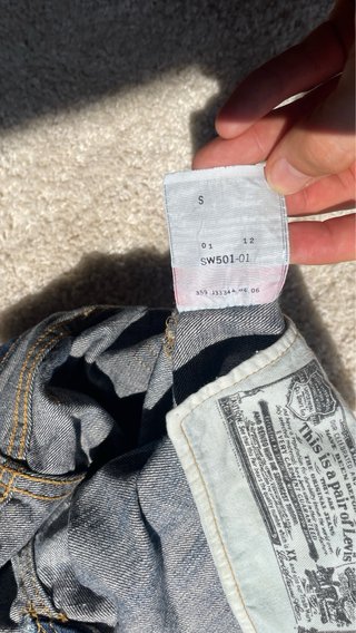 Pantalón Corto Levi's 501 Vaquero Azul Talla S
